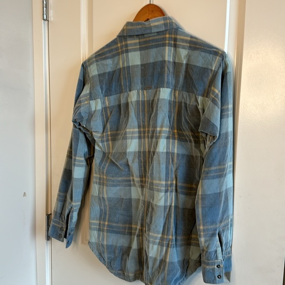 PRANA Finnegan light corduroy plaid flannel - Picture 11 of 15